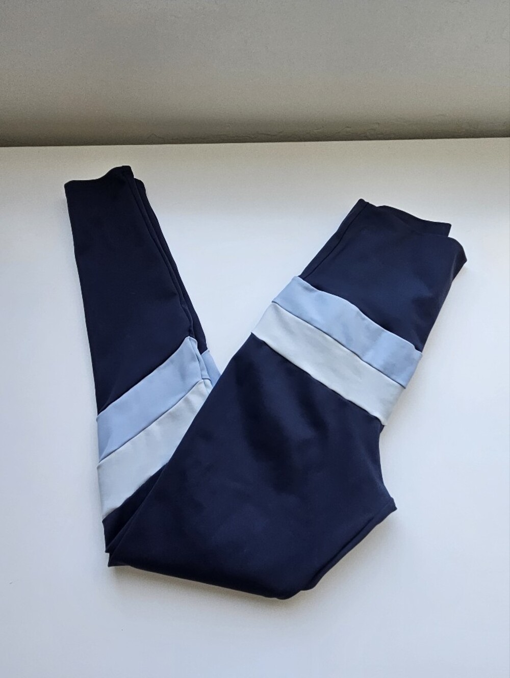 Port De Bras Blue High Waist Work Out Leggings